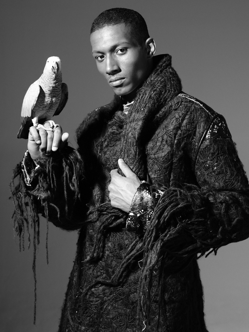 Genaro No.2 with African Grey Parrot